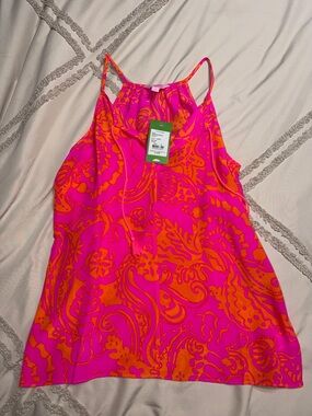 Lilly Pulitzer Hot Pink & Orange Tank